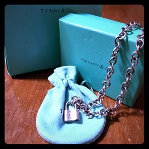 Tiffany and Co Hard Ware Lock Necklace